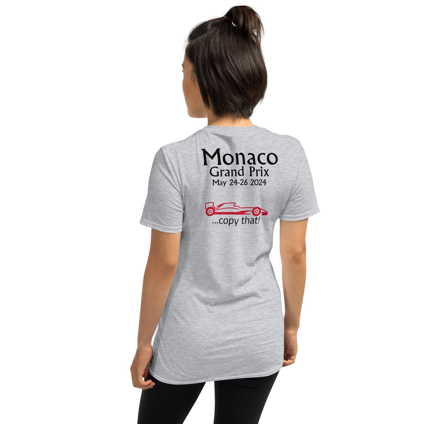 2024 Monaco Grand Prix Reverse Short-Sleeve Unisex T-Shirt