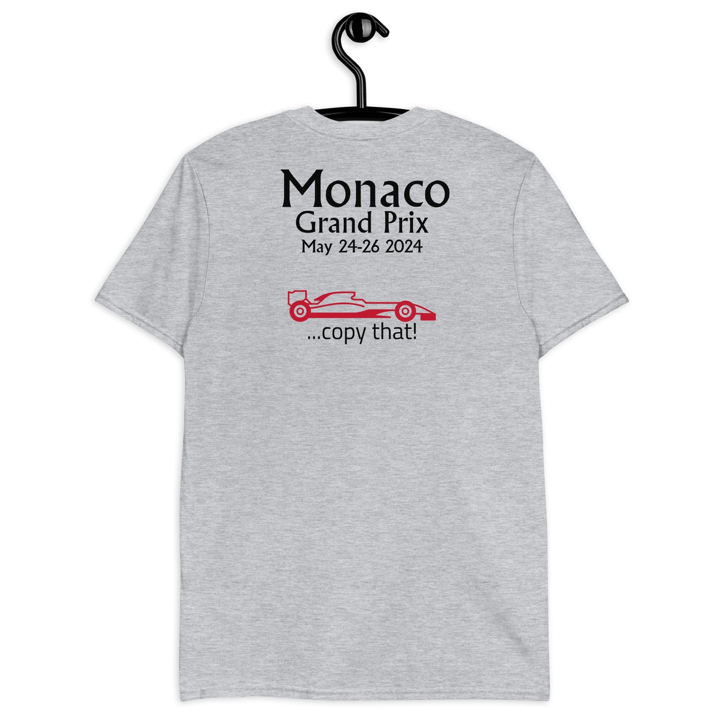 2024 Monaco Grand Prix Reverse Short-Sleeve Unisex T-Shirt