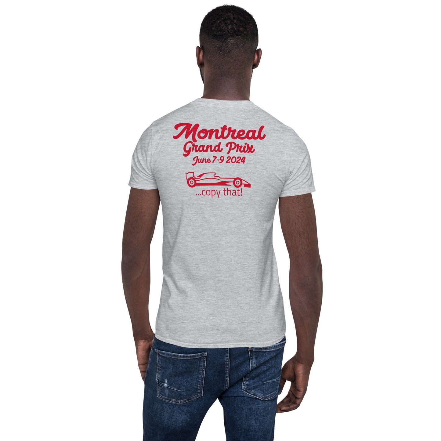2024 Montreal Grand Prix Reverse Short-Sleeve Unisex T-Shirt