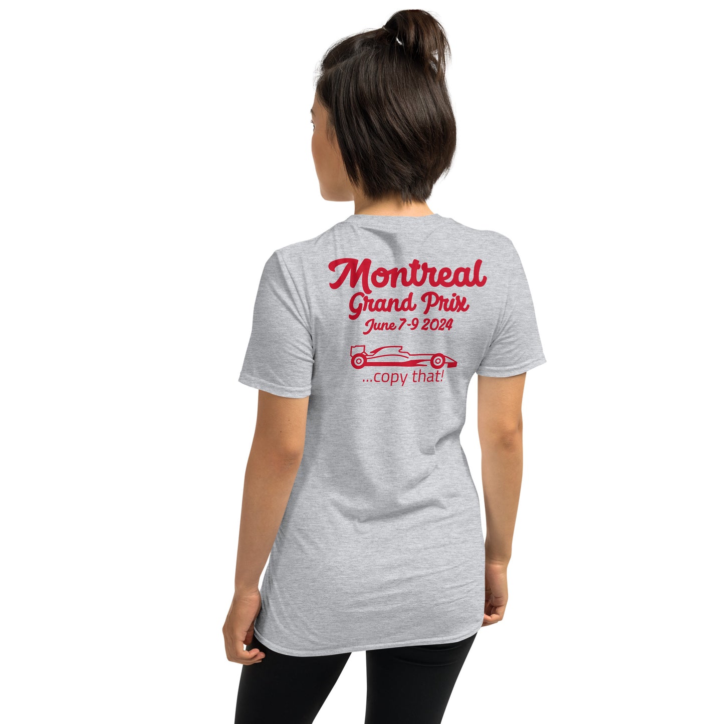 2024 Montreal Grand Prix Reverse Short-Sleeve Unisex T-Shirt