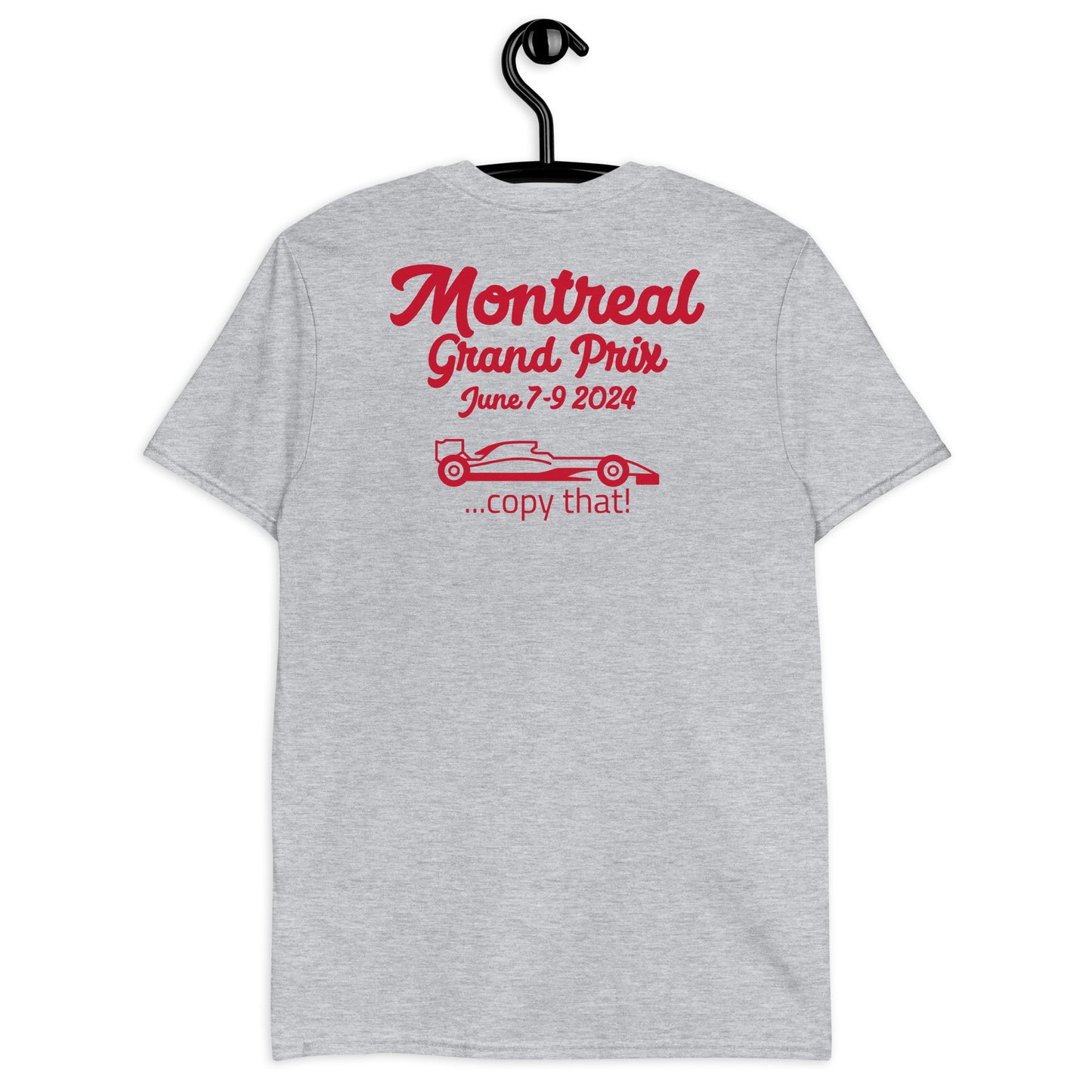 2024 Montreal Grand Prix Reverse Short-Sleeve Unisex T-Shirt
