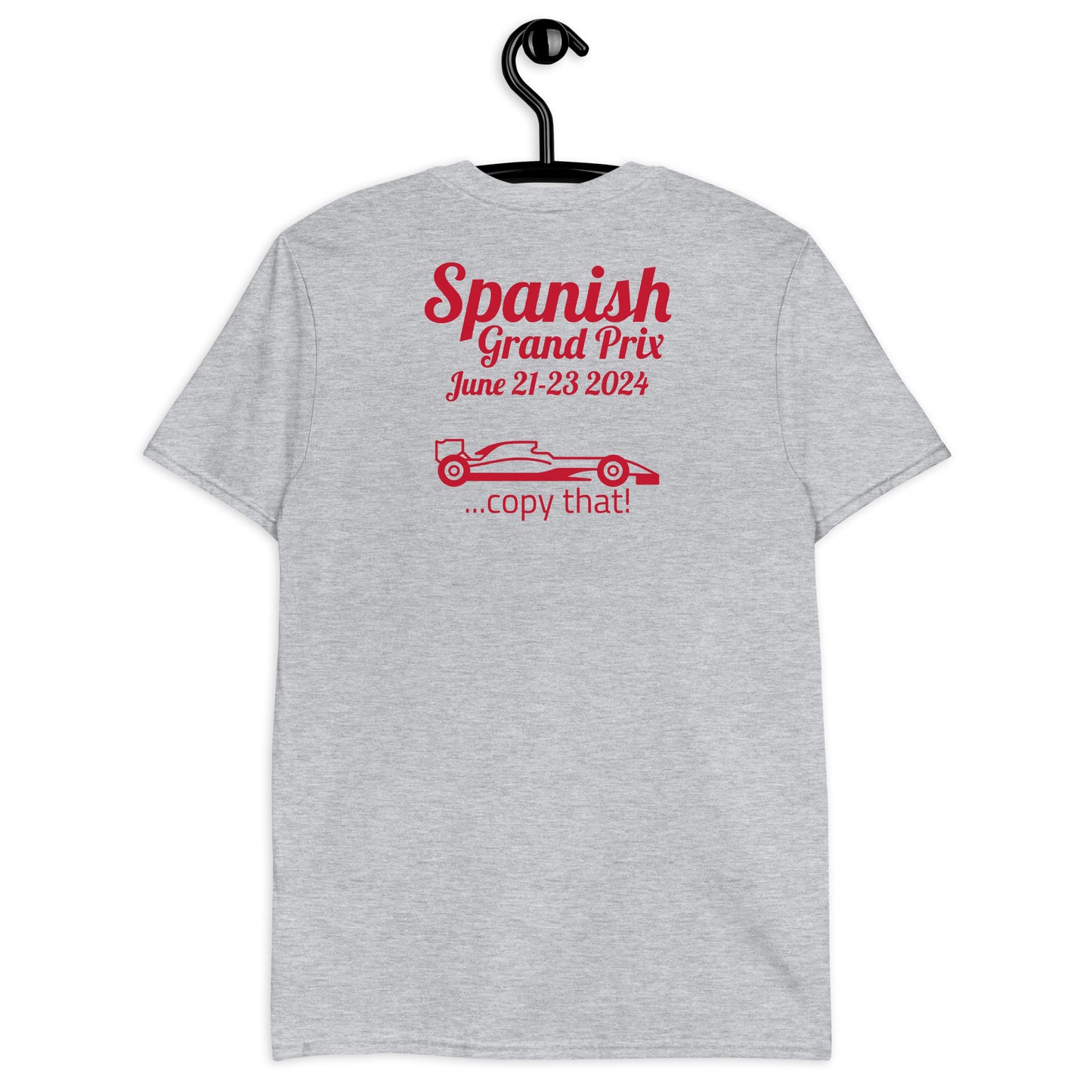 2024 Spanish Grand Prix Reverse Short-Sleeve Unisex T-Shirt