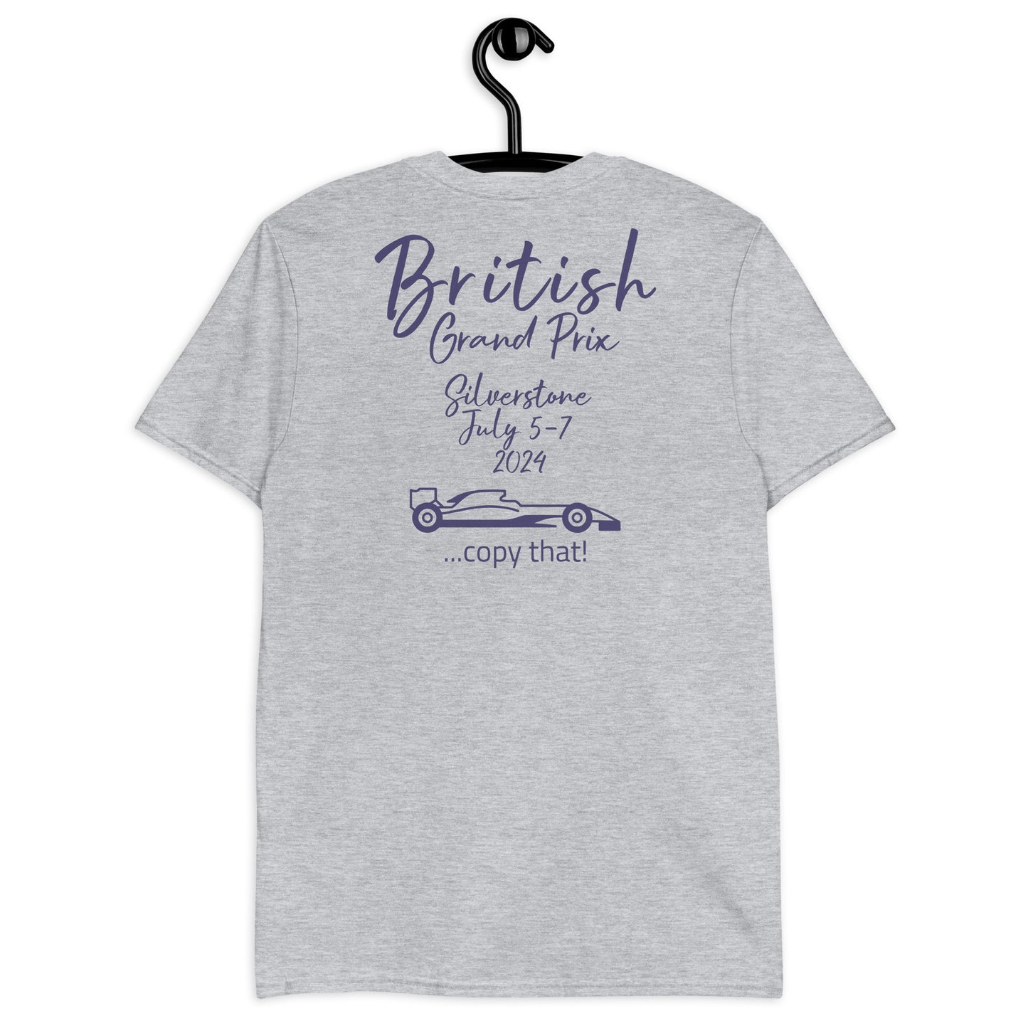2024 British Grand Prix Silverstone Reverse Short-Sleeve Unisex T-Shirt