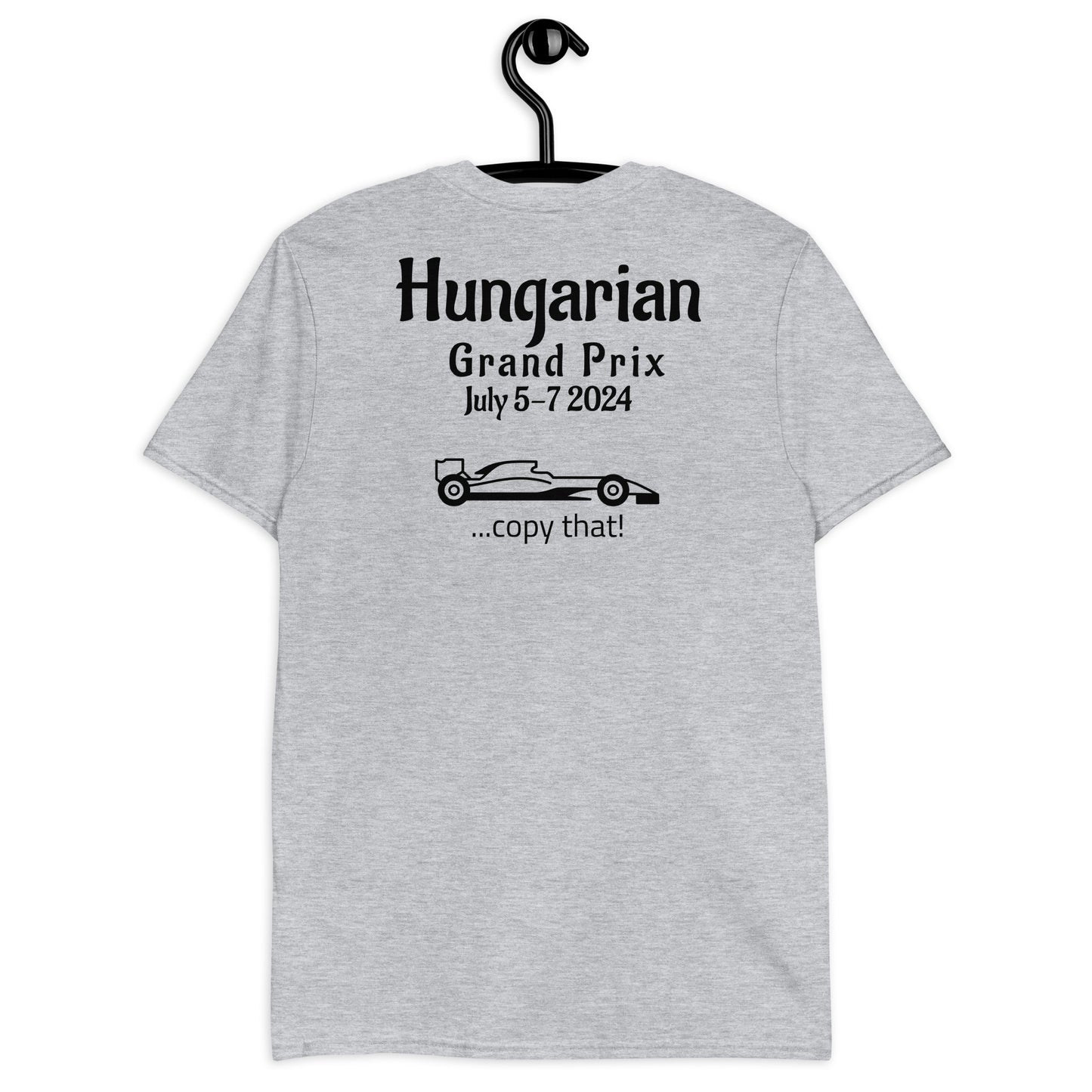 2024 Hungarian Grand Prix Reverse Short-Sleeve Unisex T-Shirt