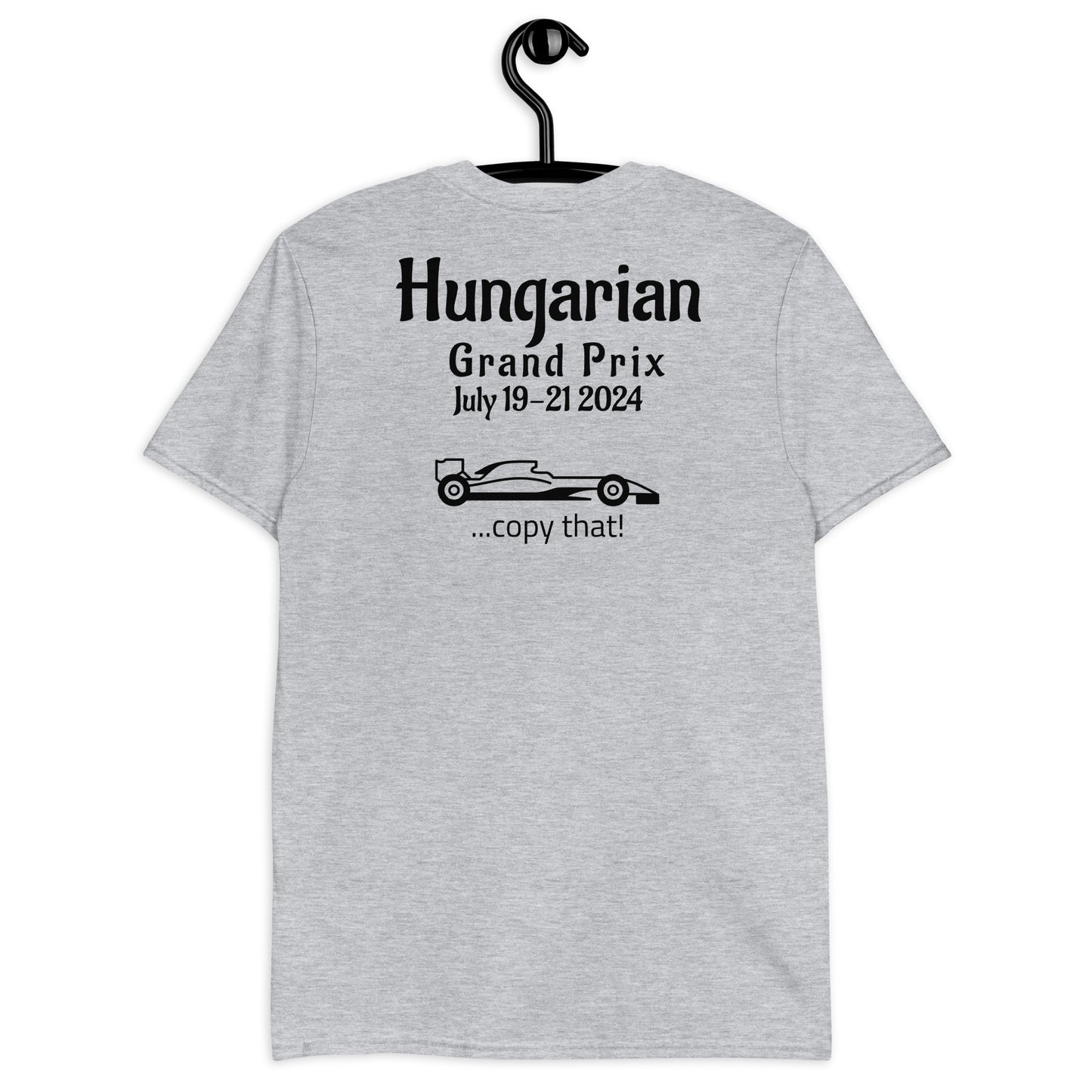 2024 Hungarian Grand Prix Reverse Short-Sleeve Unisex T-Shirt