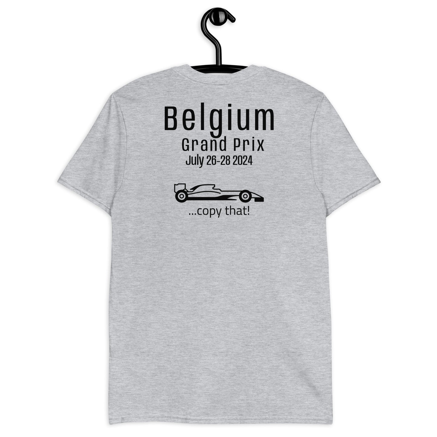 2024 Belgium Grand Prix Reversed Short-Sleeve Unisex T-Shirt
