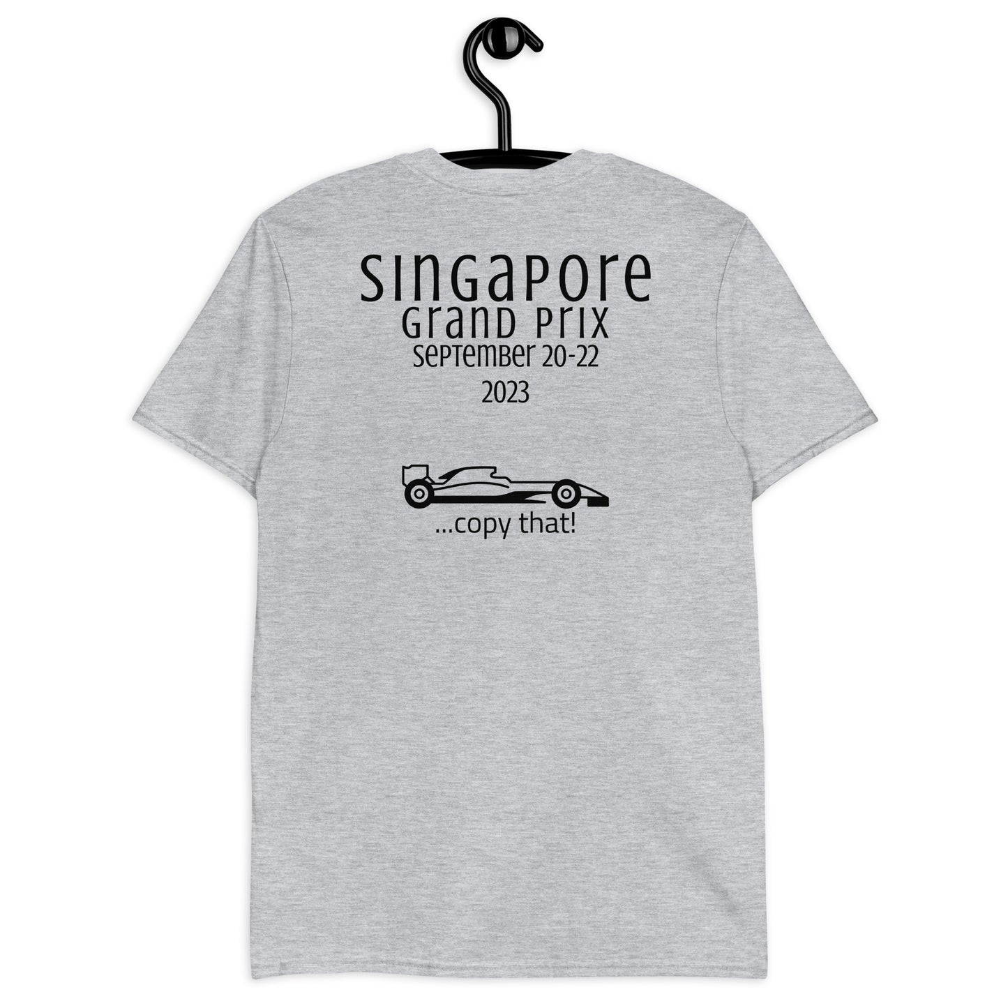 2024 Singapore Grand Prix Reverse Short-Sleeve Unisex T-Shirt