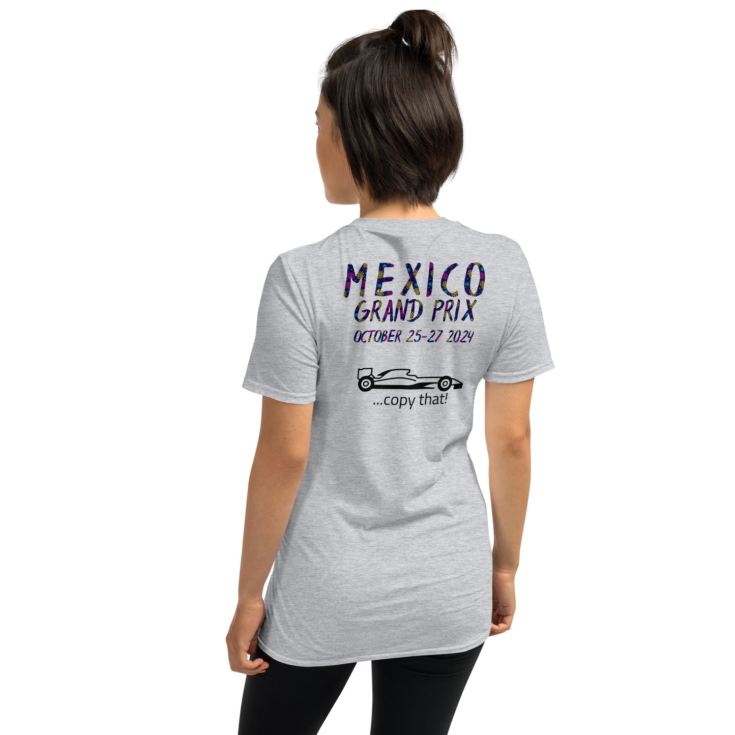 2024 Mexico Grand Prix Reverse Short-Sleeve Unisex T-Shirt