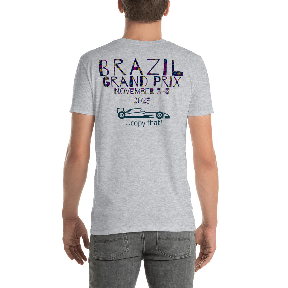 2023 Brazil Grand Prix Reverse Short-Sleeve Unisex T-Shirt