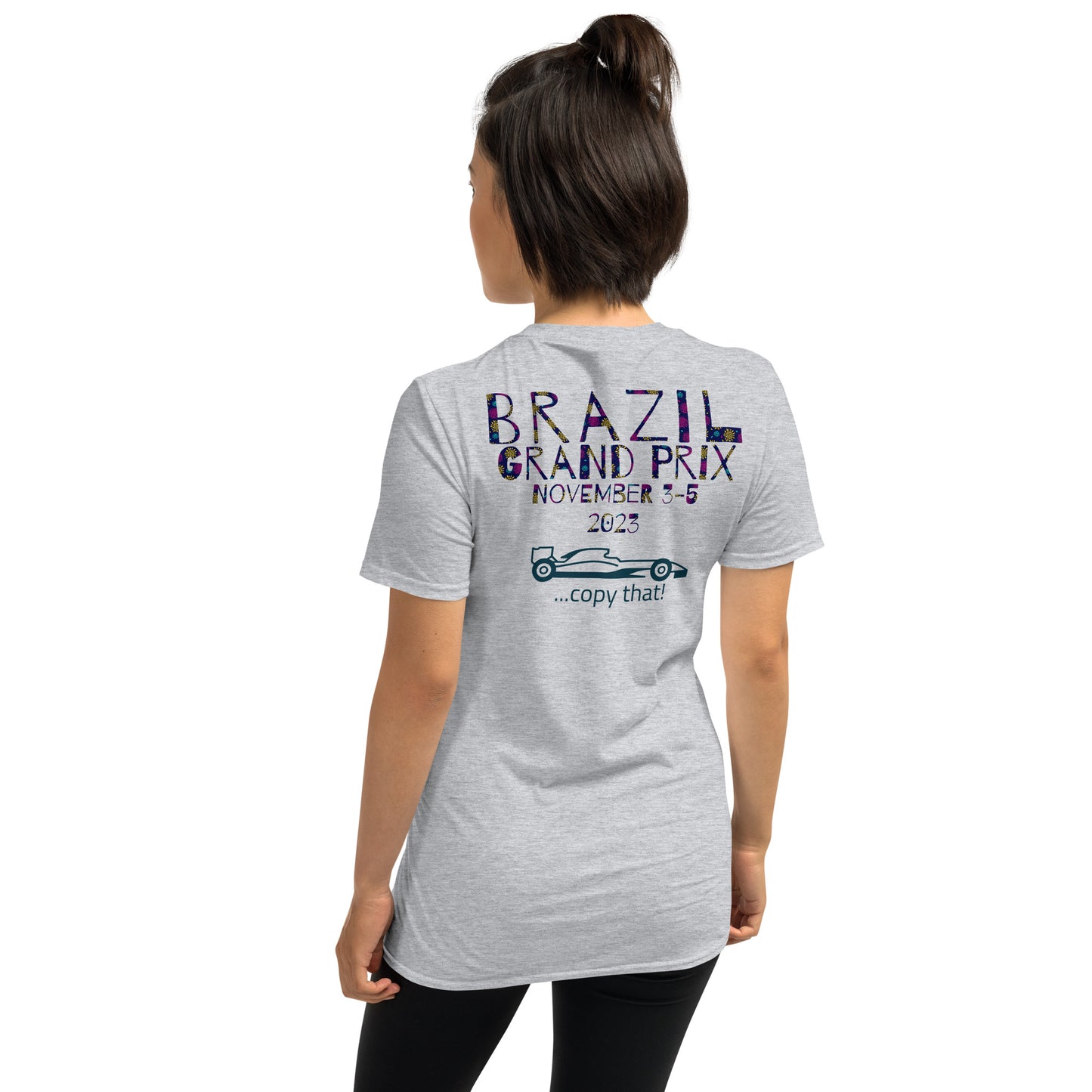 2023 Brazil Grand Prix Reverse Short-Sleeve Unisex T-Shirt