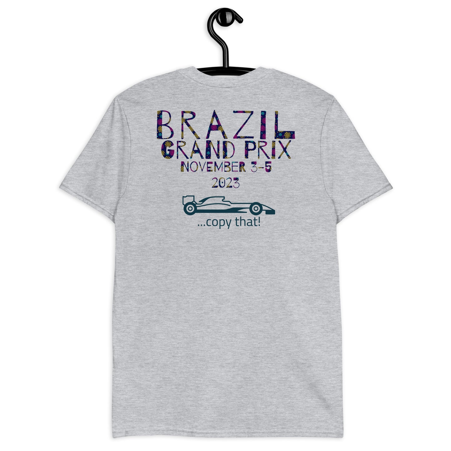 2023 Brazil Grand Prix Reverse Short-Sleeve Unisex T-Shirt