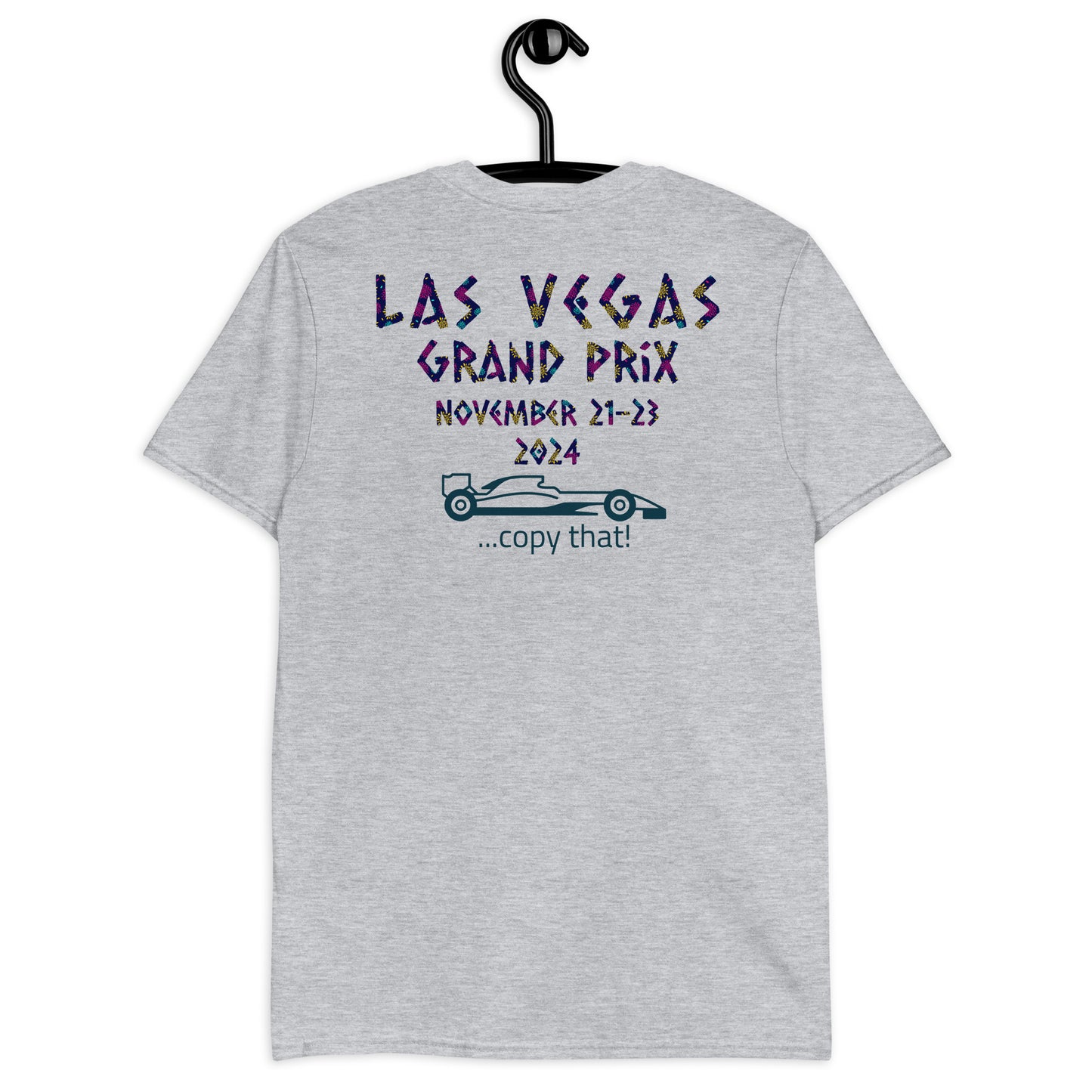 2024 Las Vegas Grand Prix Reverse Short-Sleeve Unisex T-Shirt