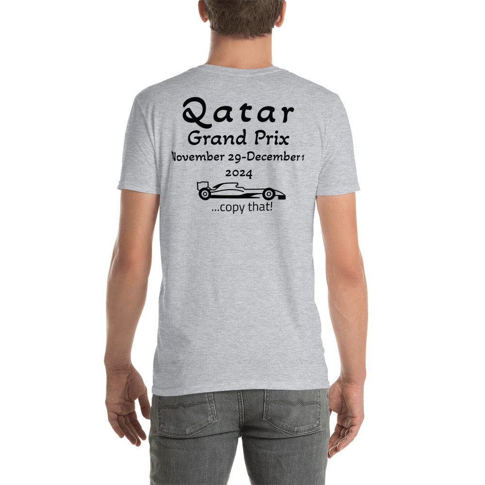 2024 Qatar Grand Prix Reverse Short-Sleeve Unisex T-Shirt