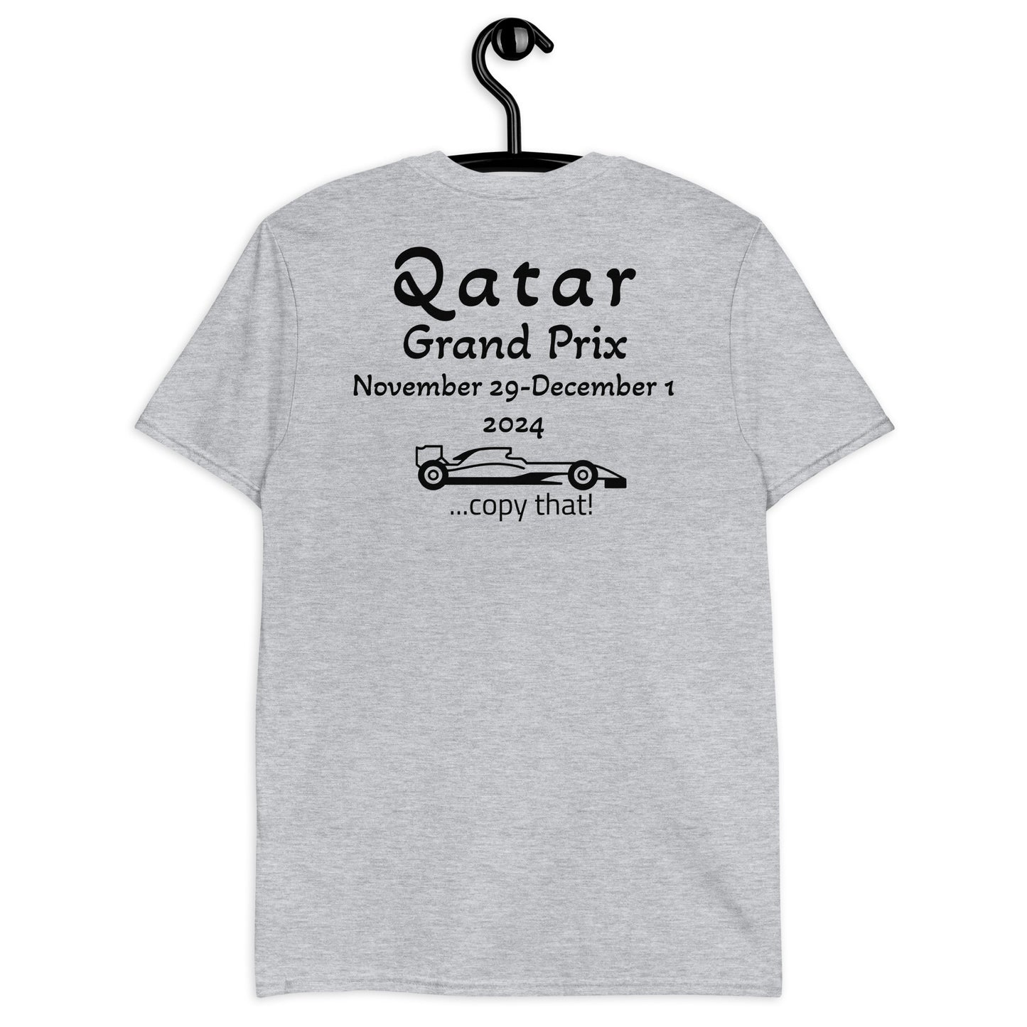 2024 Qatar Grand Prix Reverse Short-Sleeve Unisex T-Shirt