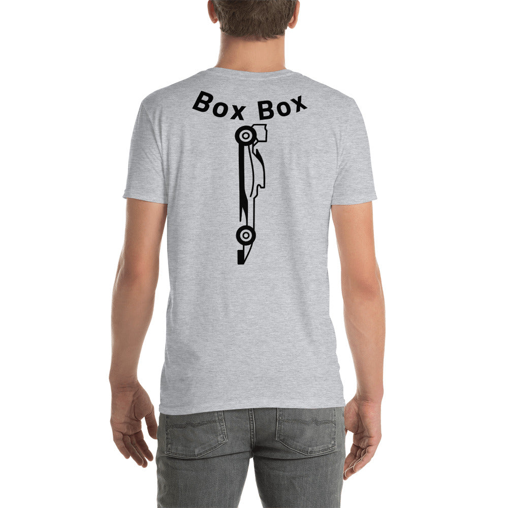 Box Box (curve) Reverse Short-Sleeve Unisex T-Shirt