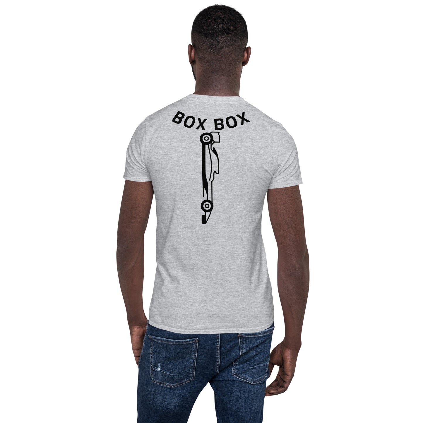 BOX BOX (curve) Reverse Short-Sleeve Unisex T-Shirt