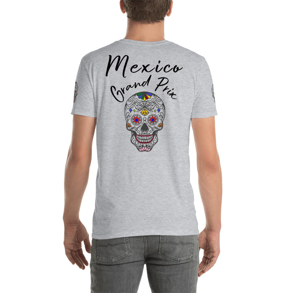 Mexico Grand Prix Reverse (Skull) Short-Sleeve Unisex T-Shirt