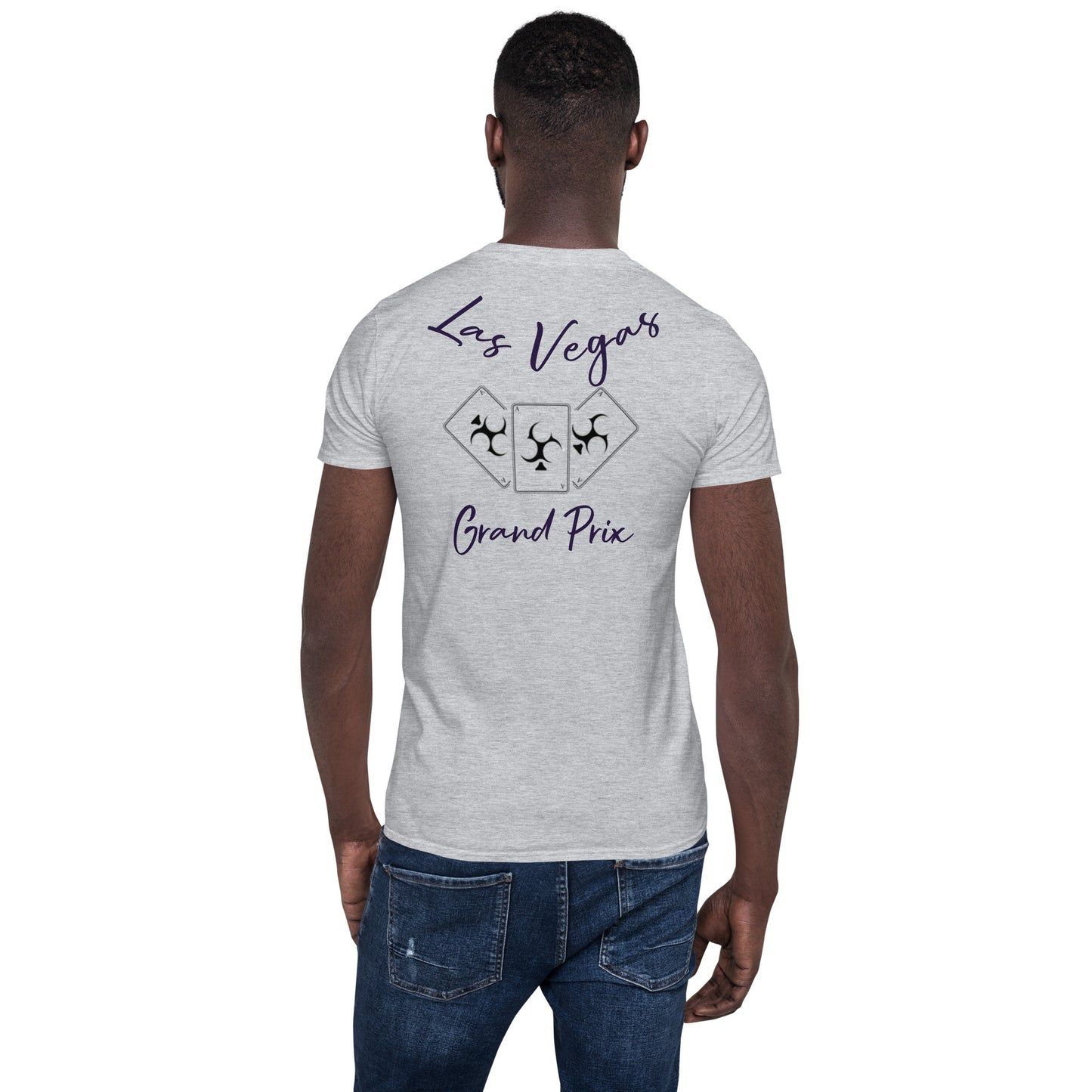 Las Vegas Grand Prix Reverse (cards) Short-Sleeve Unisex T-Shirt