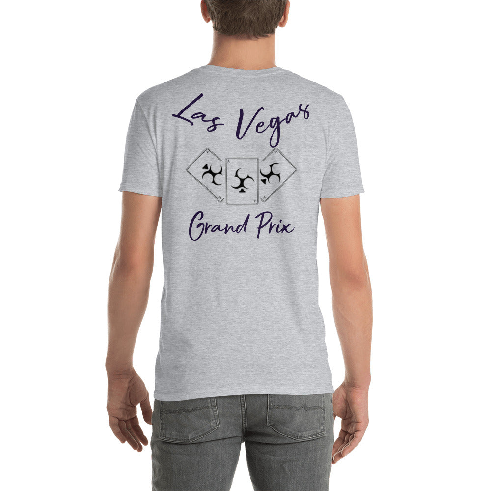 Las Vegas Grand Prix Reverse (cards) Short-Sleeve Unisex T-Shirt