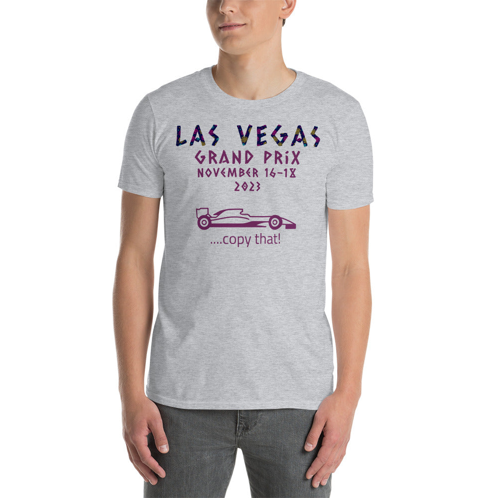 2023 Las Vegas Grand Prix Short-Sleeve Unisex T-Shirt