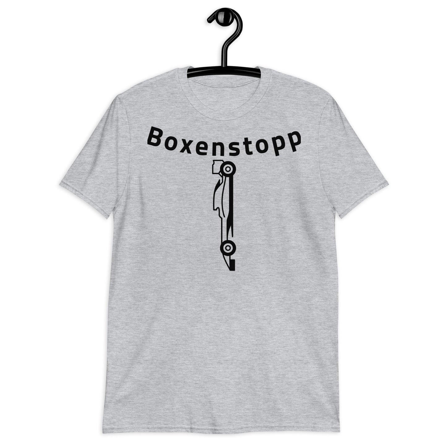 Boxenstopp Light-Front (curve) Short-Sleeve Unisex T-Shirt