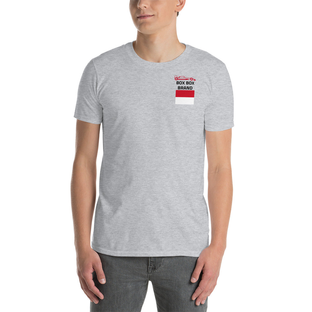 2024 Monaco Grand Prix Reverse Short-Sleeve Unisex T-Shirt
