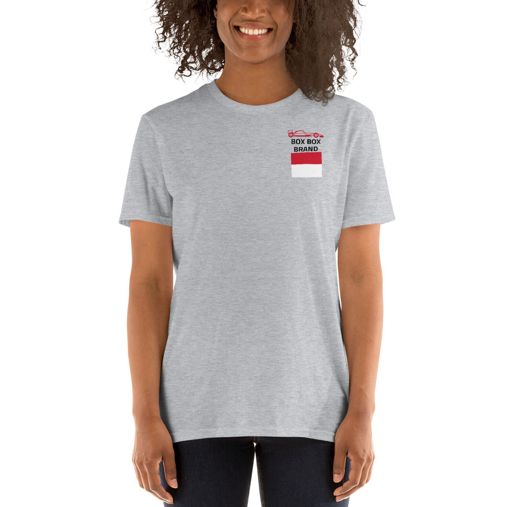 2024 Monaco Grand Prix Reverse Short-Sleeve Unisex T-Shirt