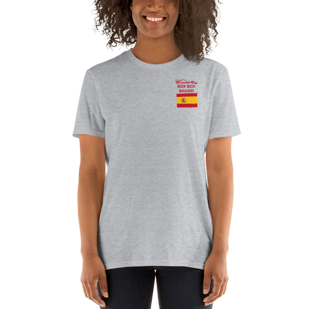 2024 Spanish Grand Prix Reverse Short-Sleeve Unisex T-Shirt