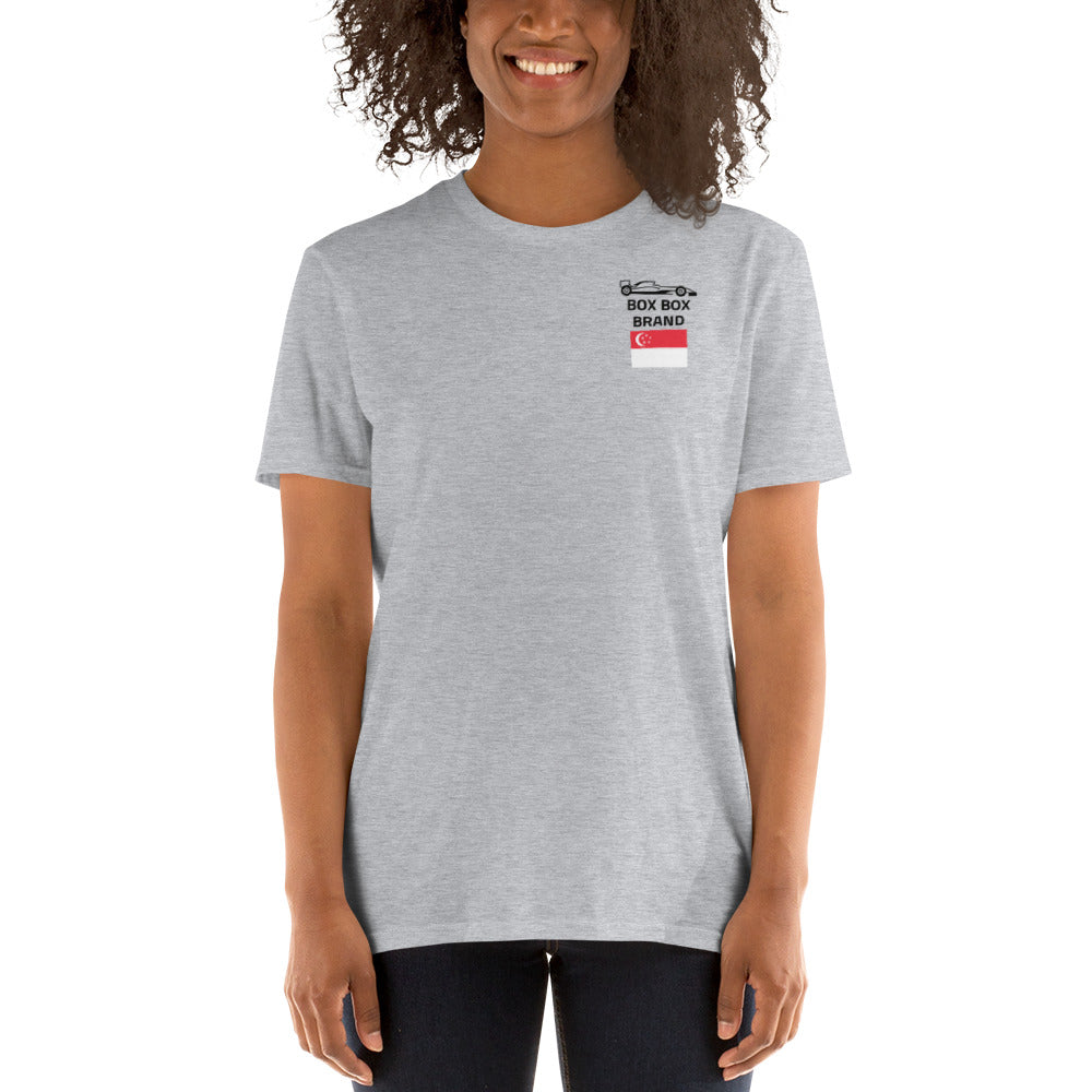 2024 Singapore Grand Prix Reverse Short-Sleeve Unisex T-Shirt