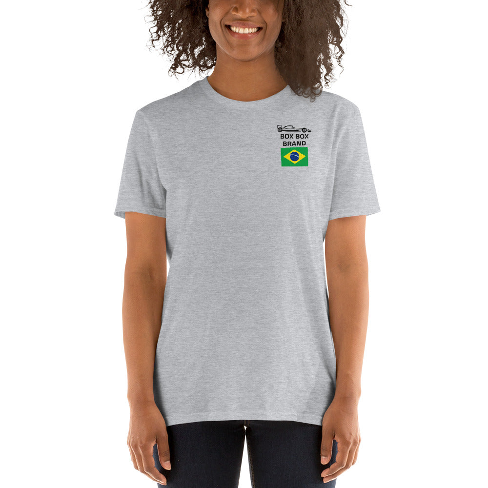2023 Brazil Grand Prix Reverse Short-Sleeve Unisex T-Shirt