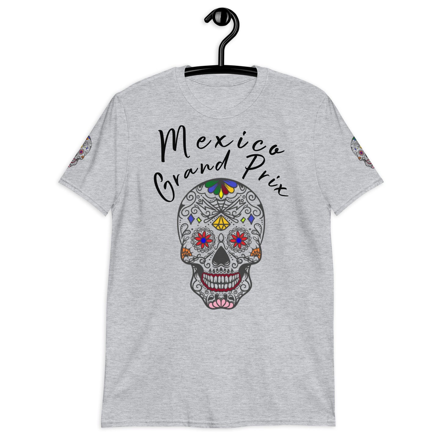 Mexico Grand Prix Front (Skull) Short-Sleeve Unisex T-Shirt