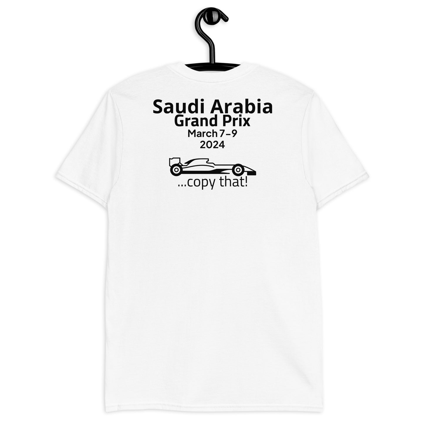 2024 Saudi Arabia Grand Prix Reverse Short-Sleeve Unisex T-Shirt
