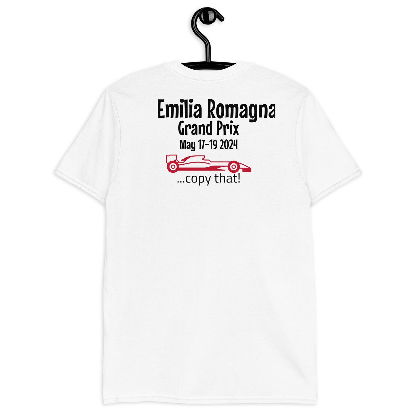2024 Emilia Romagna Grand Prix Reverse Short-Sleeve Unisex T-Shirt