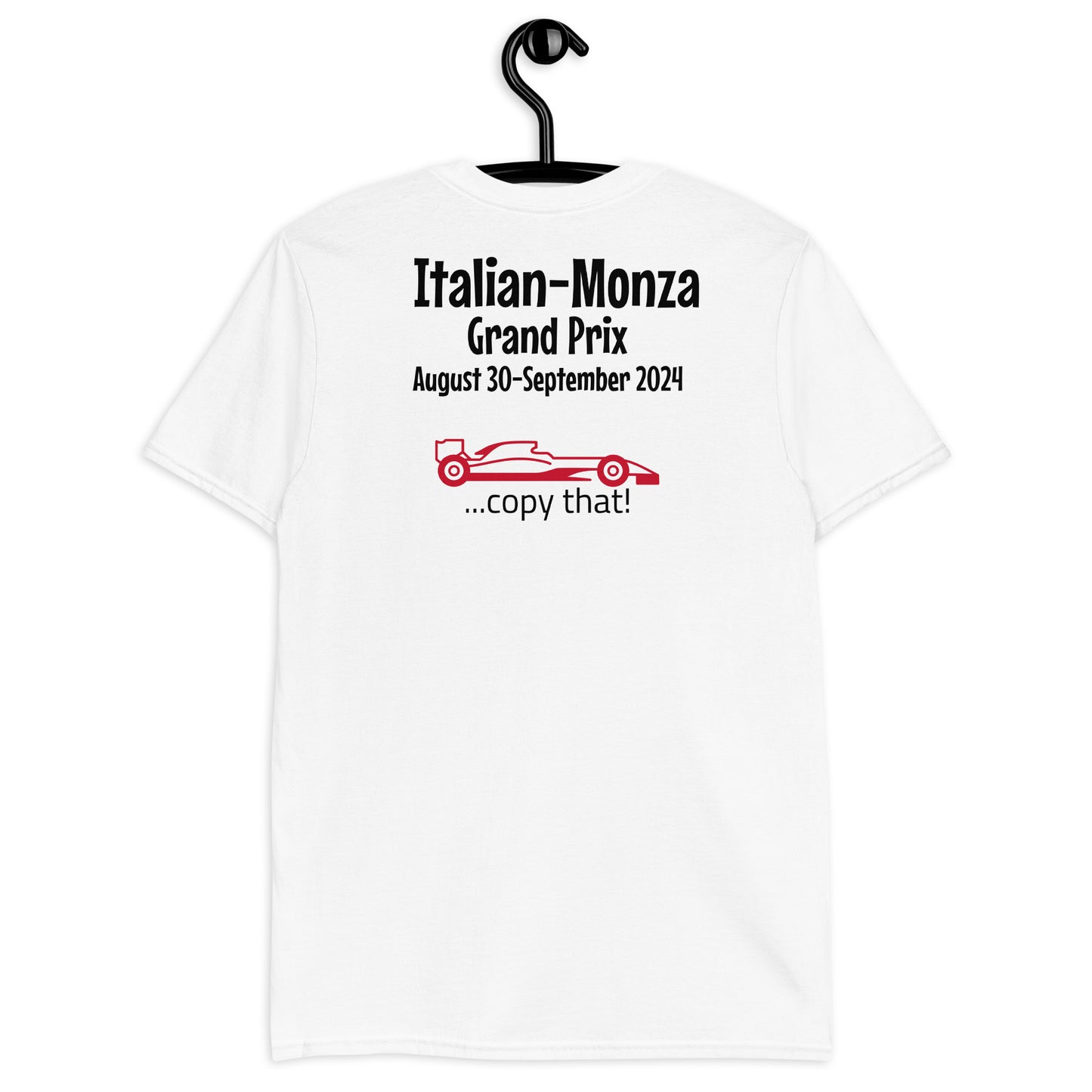 2024 Italian-Monza Grand Prix Reverse Short-Sleeve Unisex T-Shirt