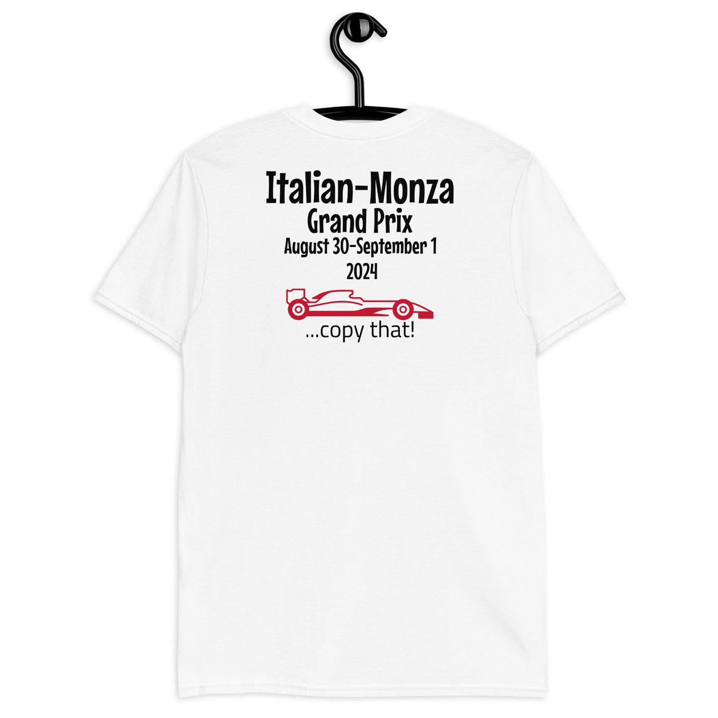 2024 Italian-Monza Grand Prix Reverse Short-Sleeve Unisex T-Shirt