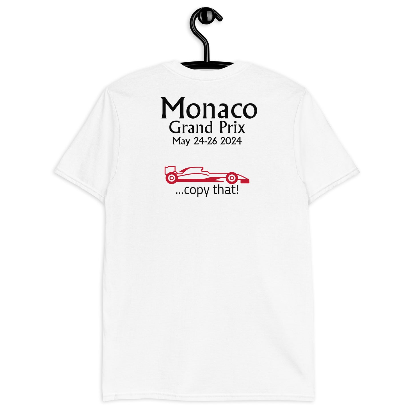 2024 Monaco Grand Prix Reverse Short-Sleeve Unisex T-Shirt