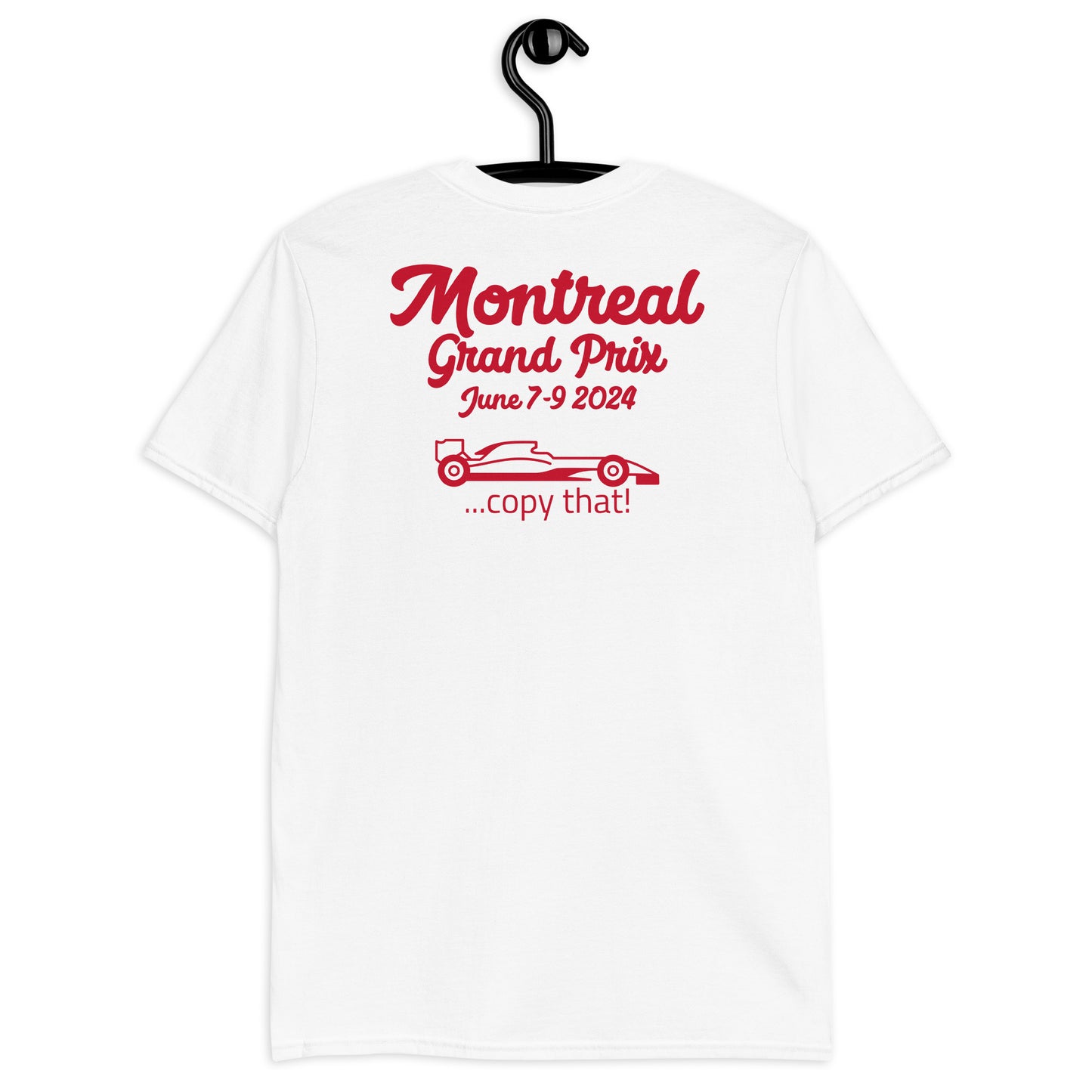 2024 Montreal Grand Prix Reverse Short-Sleeve Unisex T-Shirt