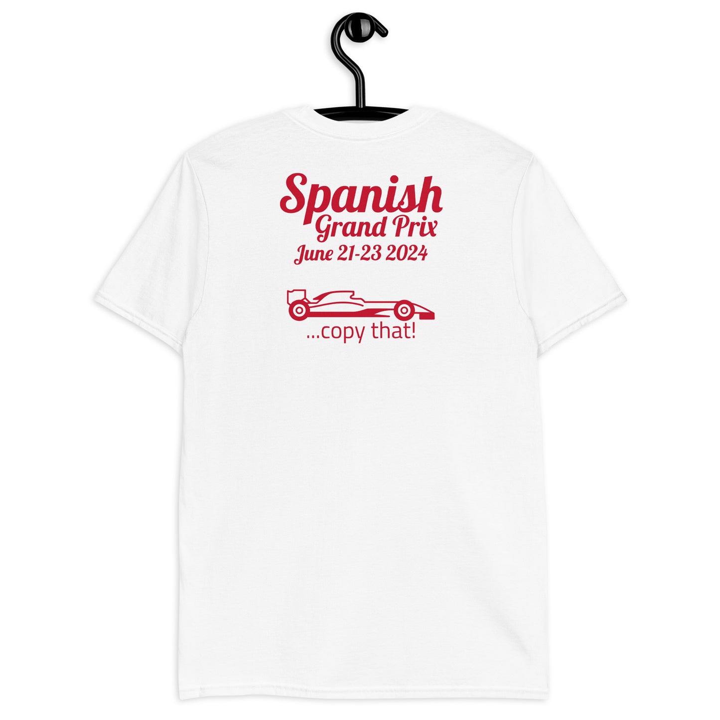 2024 Spanish Grand Prix Reverse Short-Sleeve Unisex T-Shirt