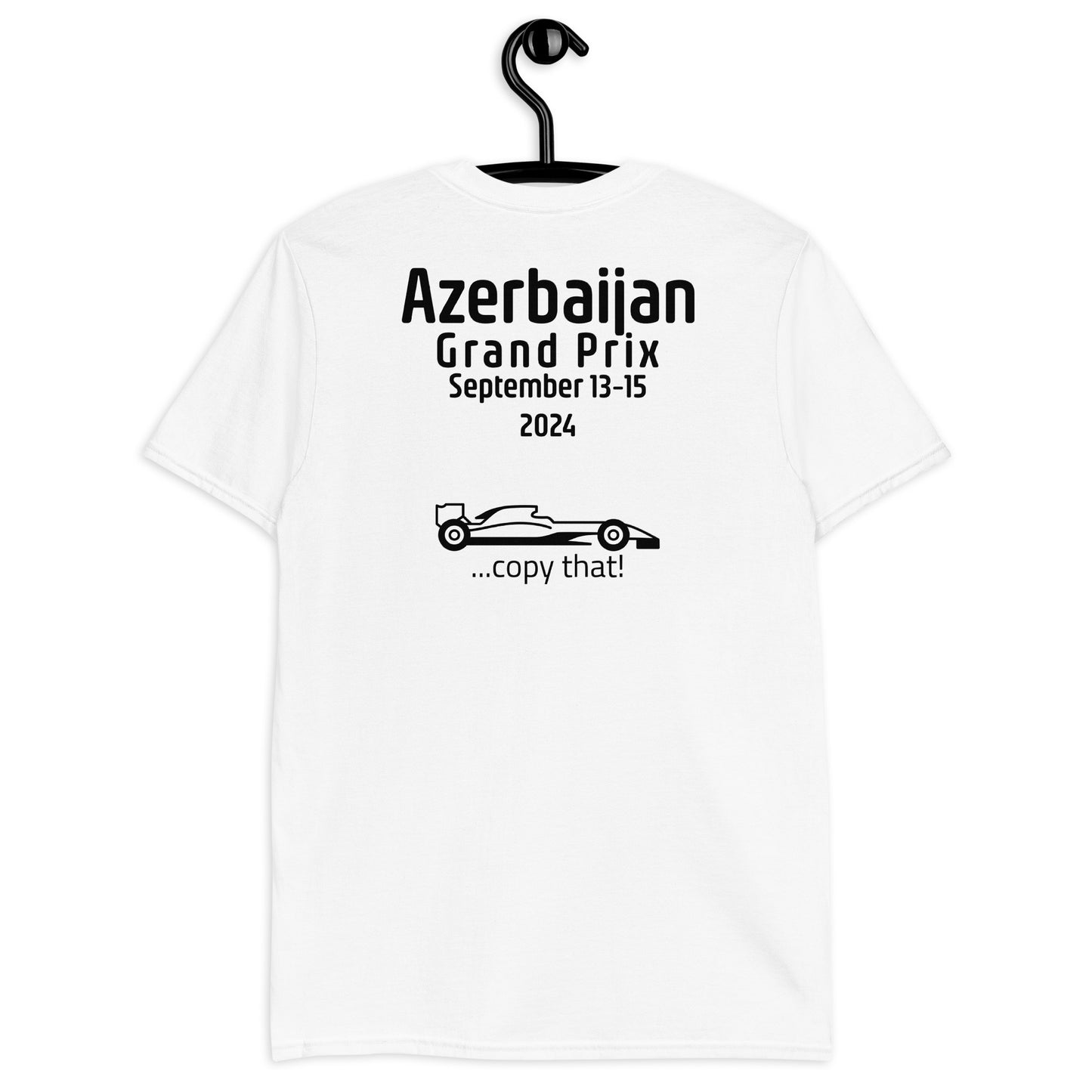 2024 Azerbaijan Grand Prix Reverse Short-Sleeve Unisex T-Shirt