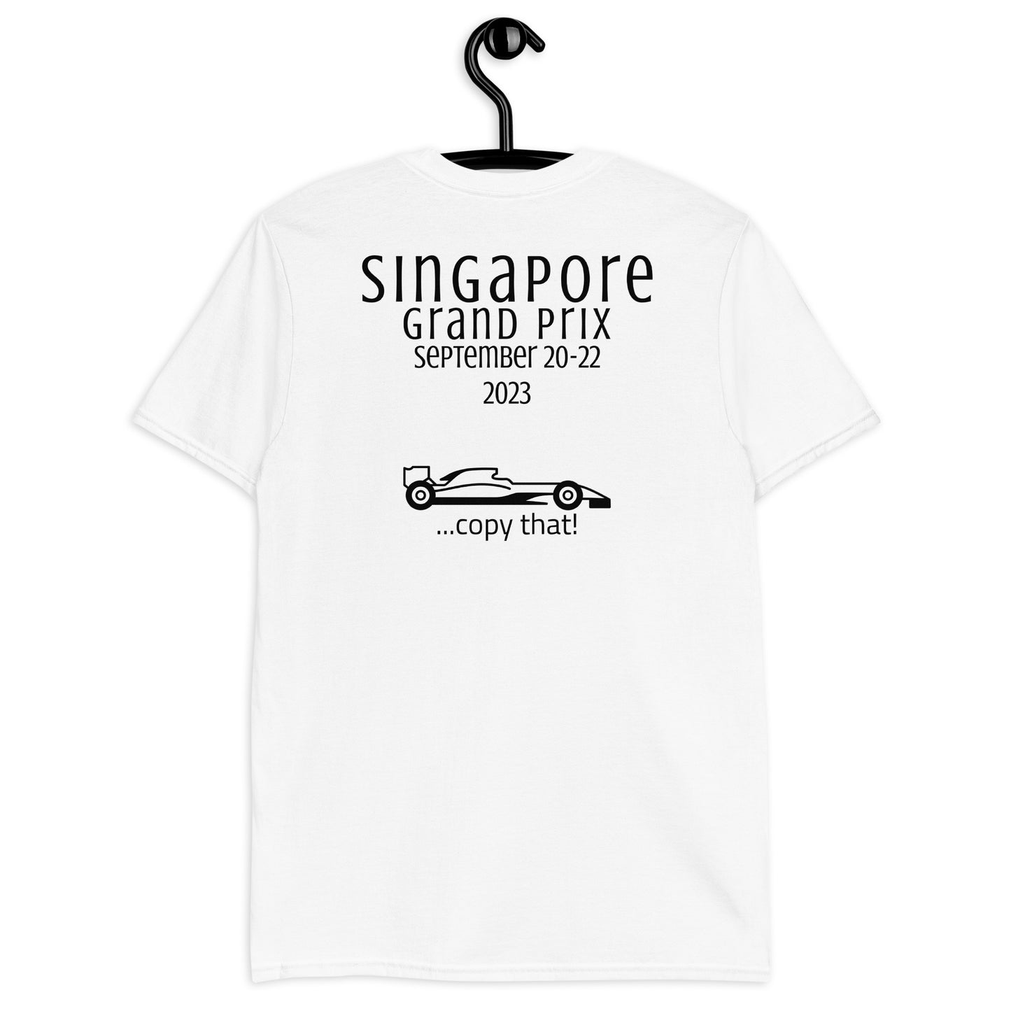 2024 Singapore Grand Prix Reverse Short-Sleeve Unisex T-Shirt