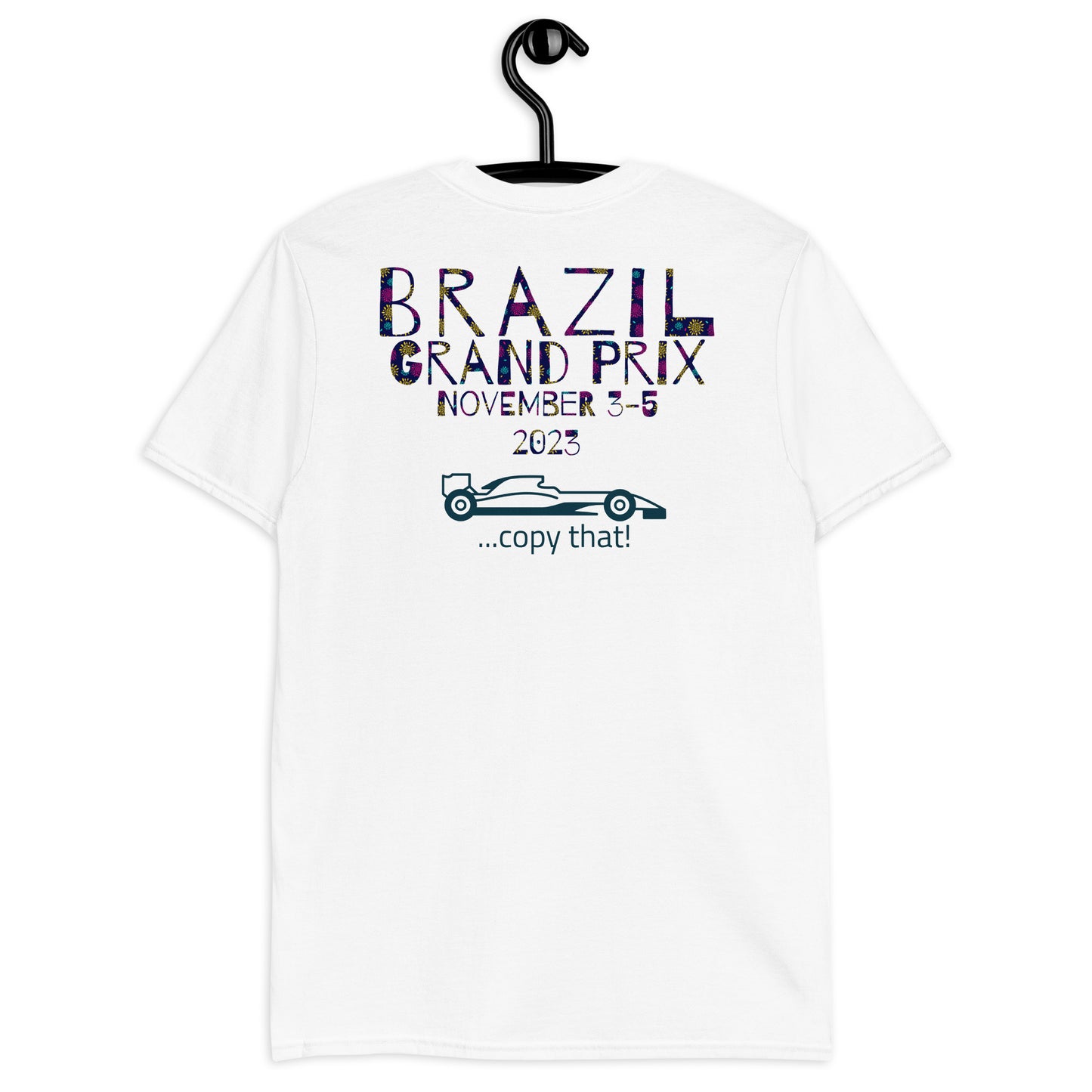 2023 Brazil Grand Prix Reverse Short-Sleeve Unisex T-Shirt