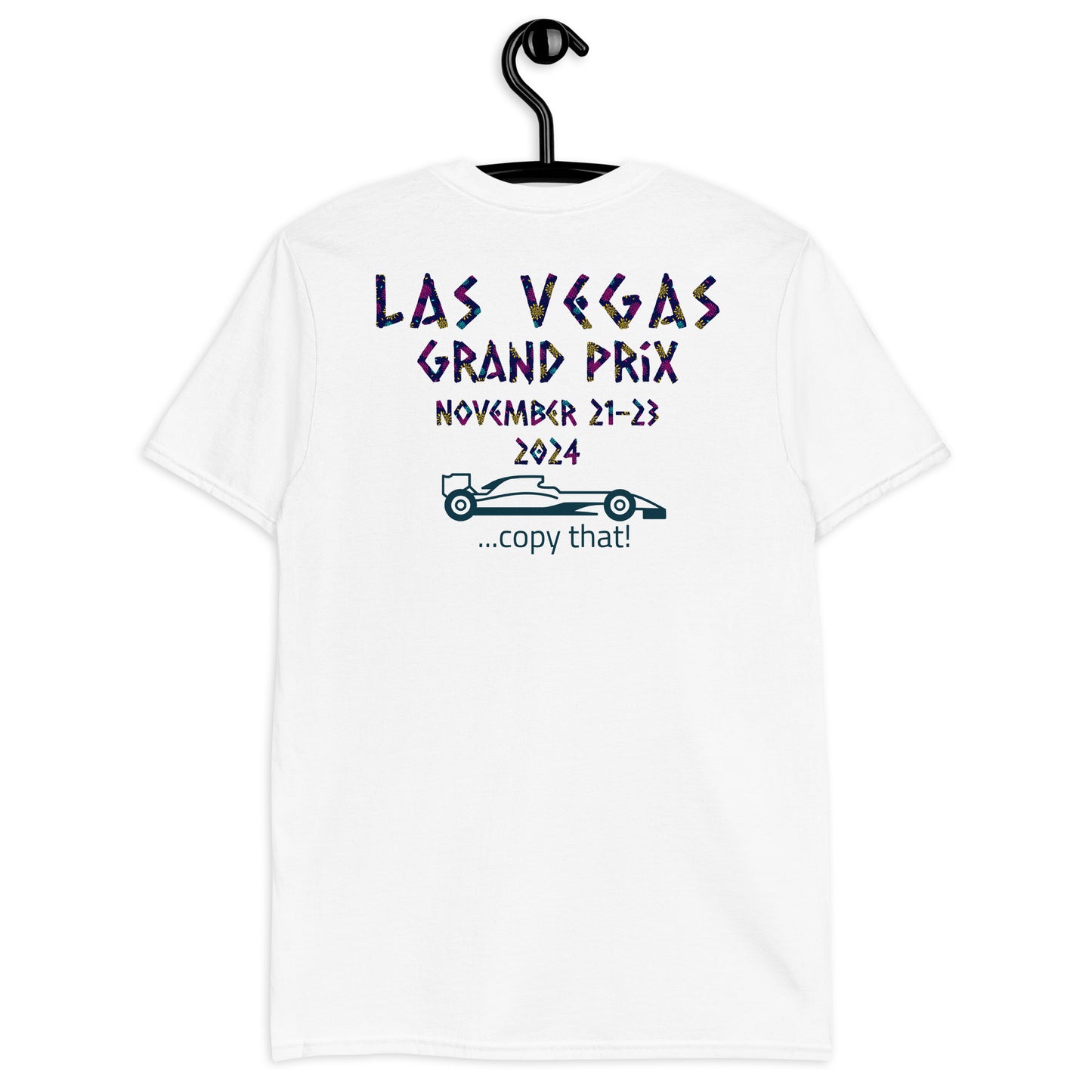 2024 Las Vegas Grand Prix Reverse Short-Sleeve Unisex T-Shirt