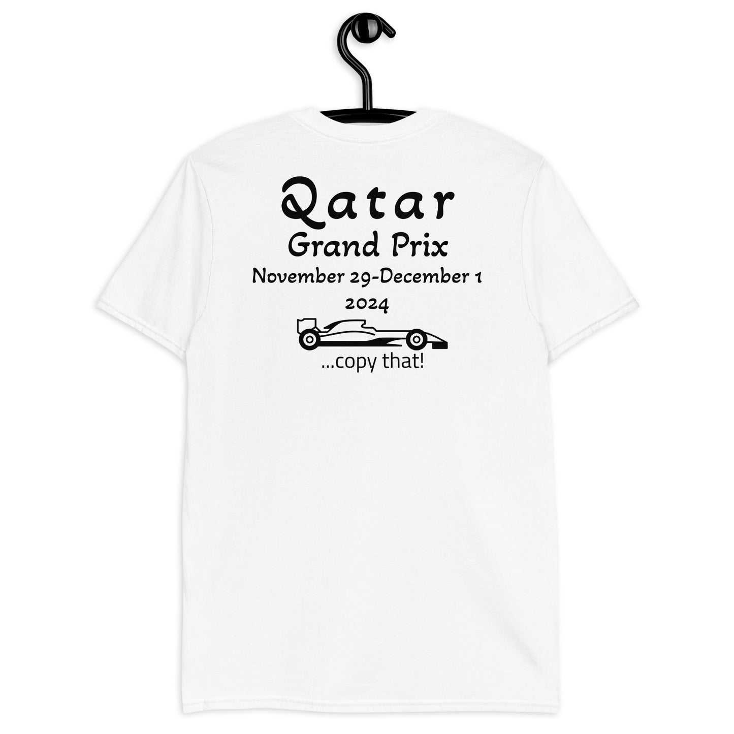 2024 Qatar Grand Prix Reverse Short-Sleeve Unisex T-Shirt