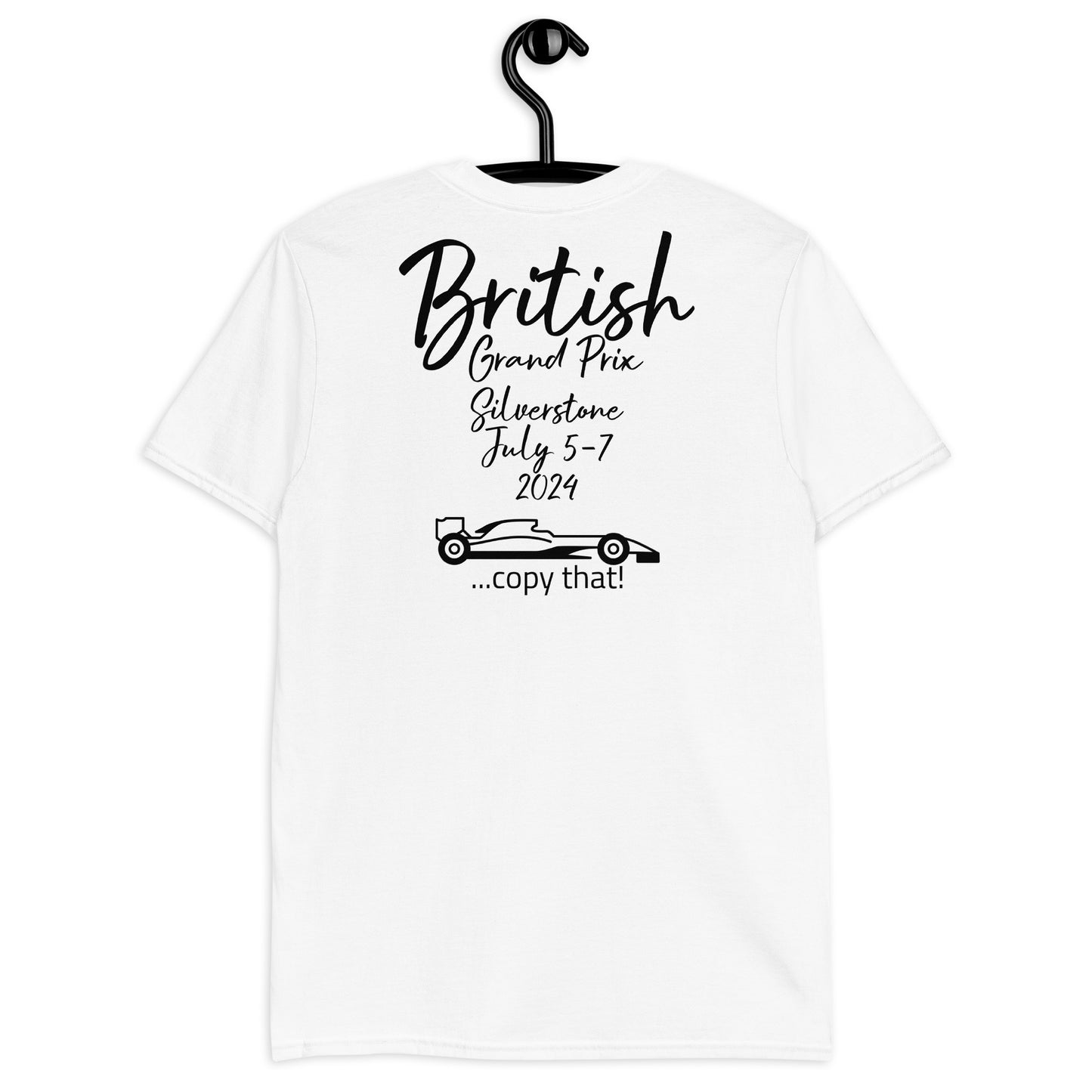 2024 British Grand Prix Silverstone Reverse Short-Sleeve Unisex T-Shirt