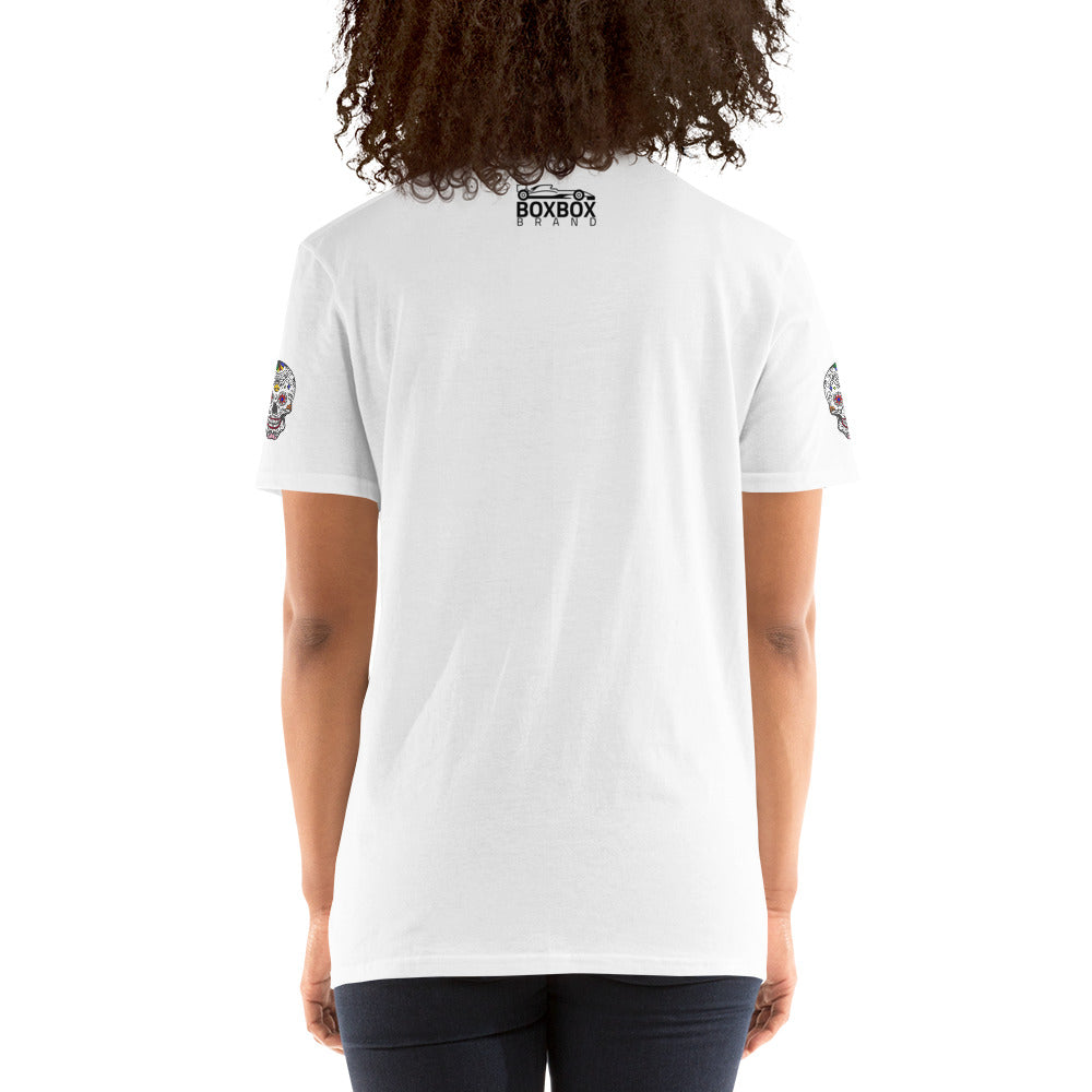 Mexico Grand Prix Front (Skull) Short-Sleeve Unisex T-Shirt