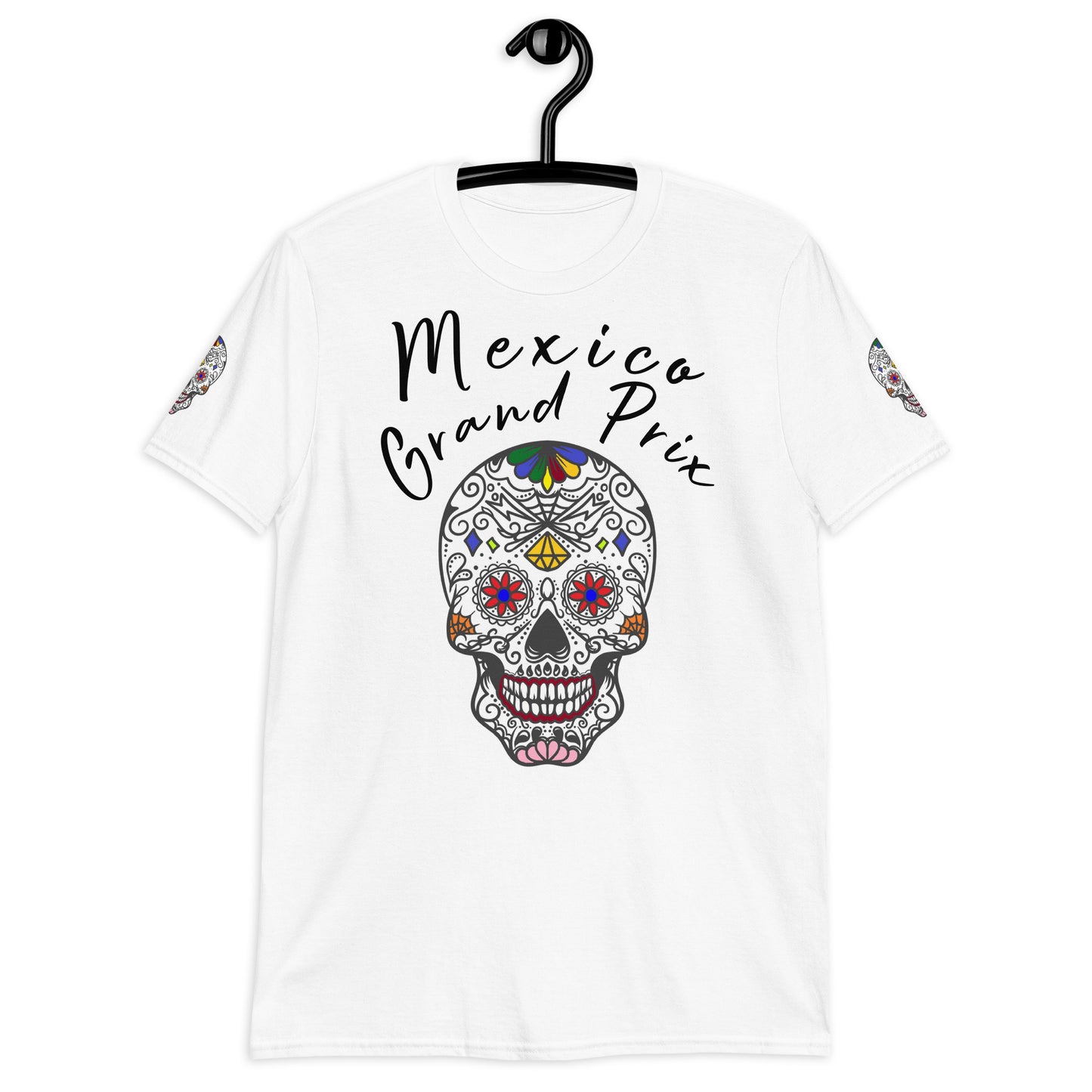 Mexico Grand Prix Front (Skull) Short-Sleeve Unisex T-Shirt