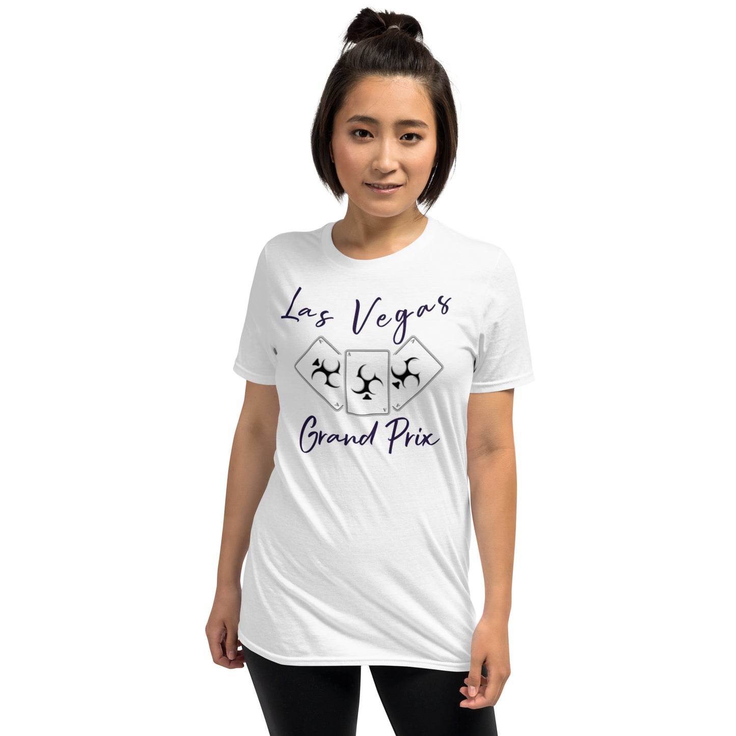Las Vegas Grand Prix Front (Cards) Short-Sleeve Unisex T-Shirt