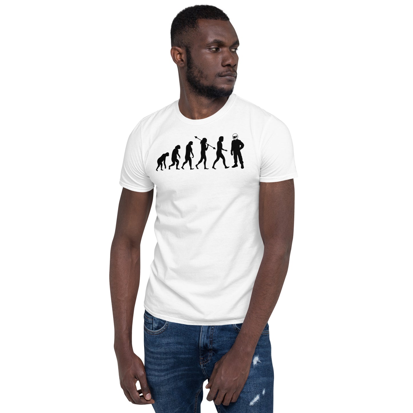 Evolution Reverse Short-Sleeve Unisex T-Shirt