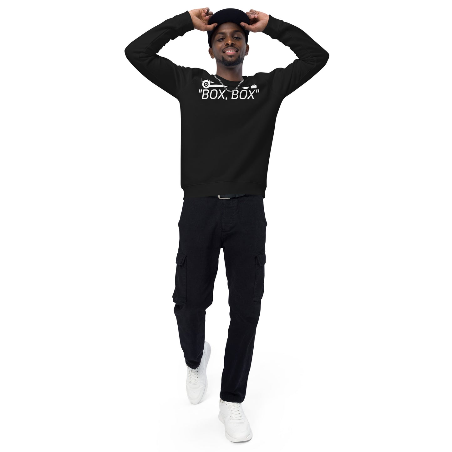 BOX, BOX Unisex organic raglan sweatshirt