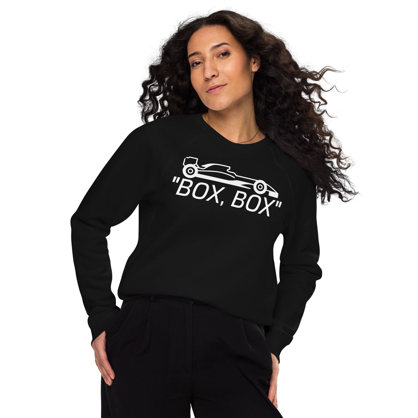BOX, BOX Unisex organic raglan sweatshirt